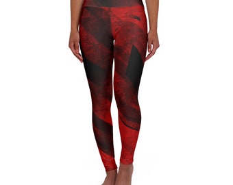Give Me Grace RedRum High Waisted Yoga Leggings