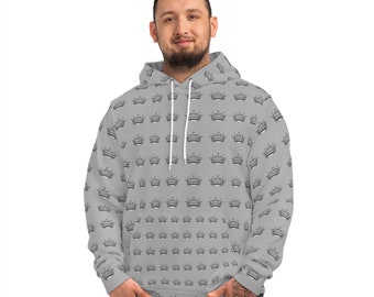 Give Me Grace Crown (Grey) Fashion Hoodie
