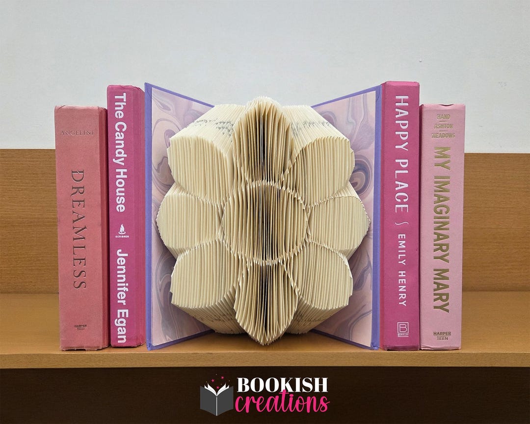 Flower Book Folding Pattern – DIY Craft Design (PDF Download, 237 Folds ...