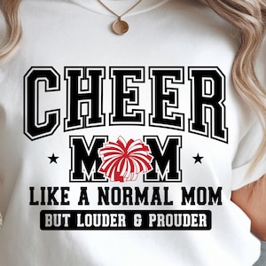 Cheer Mom SVG: Cheerleader Mama PNG, Game Day Sublimation (Digital Files)