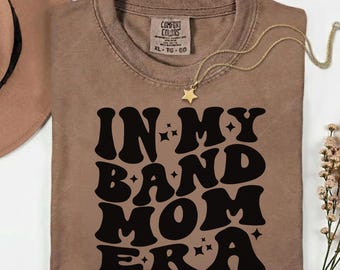 Band Mom Era PNG SVG, spirito di marcia, design musicale retrò