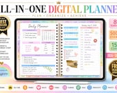 All In One Digital Planner 2026 2027 2028, GoodNotes Planner, Notability Planner, iPad Planner, Digital Journal, Budget Planner