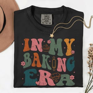 En mi época de panadero PNG SVG, cita de repostería retro, camiseta de cocina