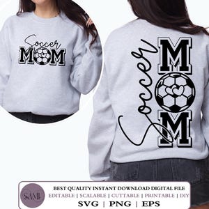 Soccer Mom SVG: Game Day Vibes Design - Cricut & Silhouette (Digital Download)