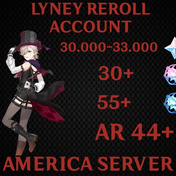 Сервер америки Lyney Genshin Impact Reroll Account