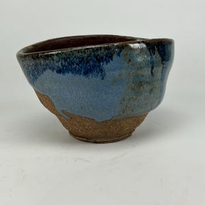 Oval Altered Blue Bowl