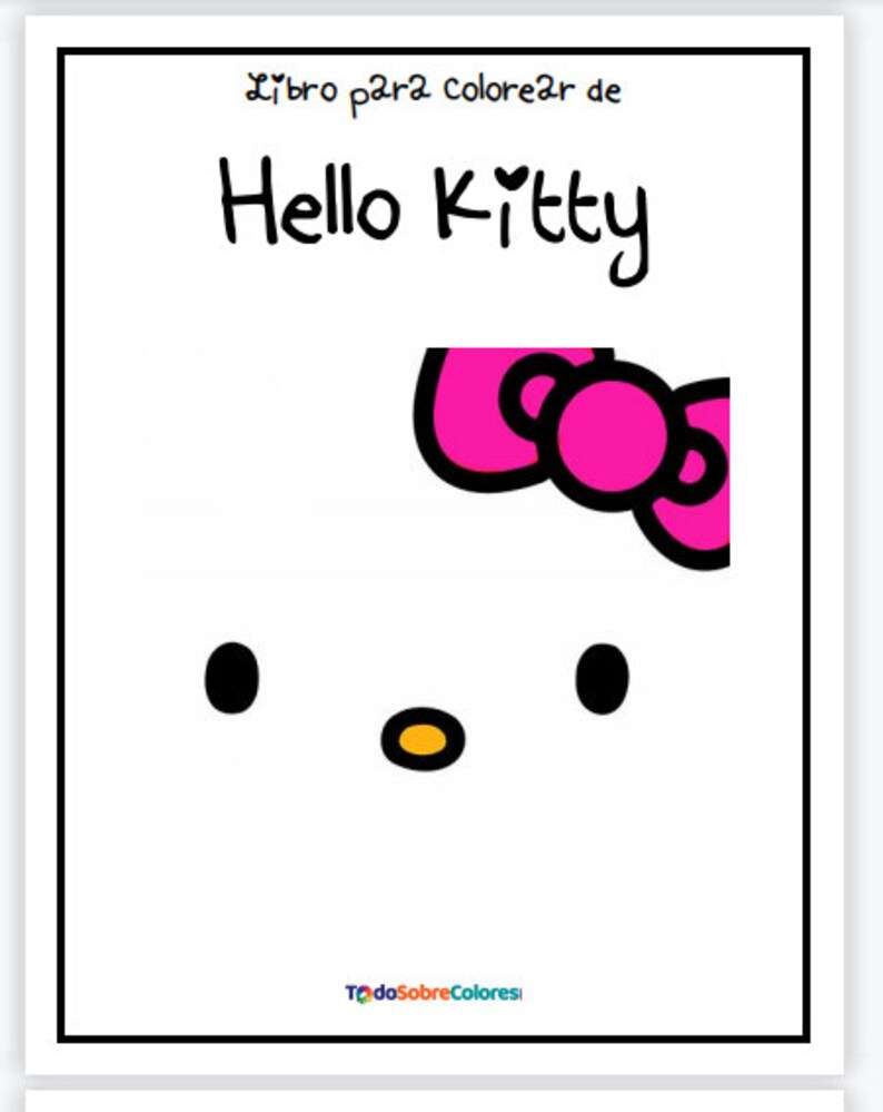 Printable Books Digital Book For Kids Books For Coloring Etsy