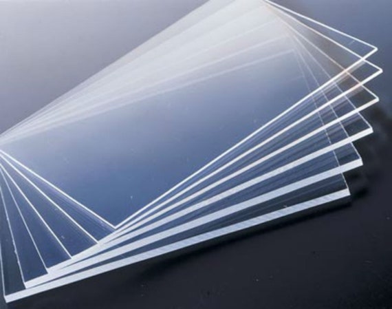 1/8" Clear Cast Acrylic Sheet - Laser Ready, Sold by Square Inch