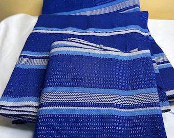 Bridal Aso Oke Set: Gele, Ipele & Fila Fabric Strip