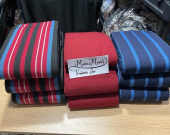 Handmade Aso Oke Fabric Bundle: Nigerian Woven Strips
