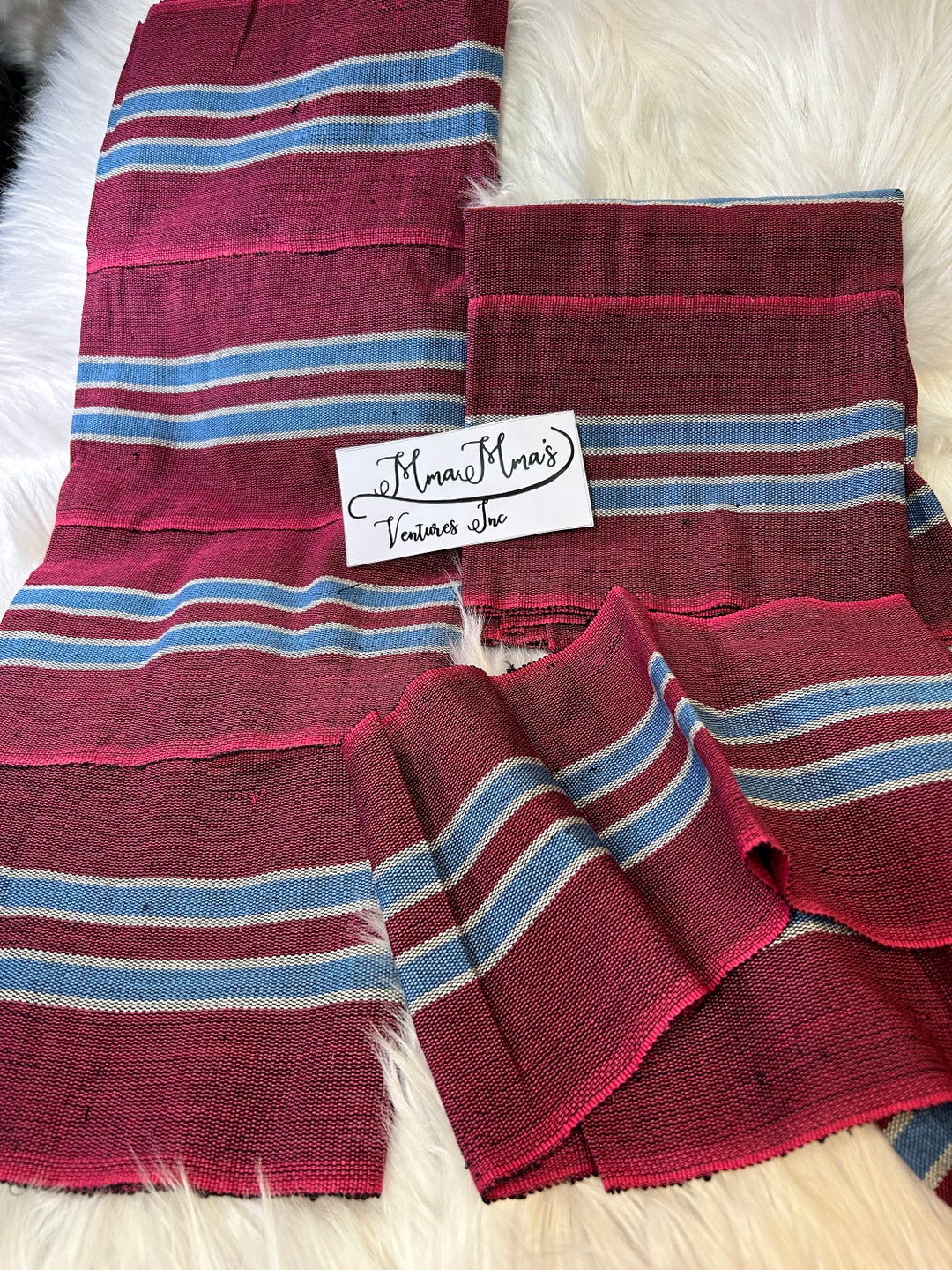 Aso Oke Set, Complete Couple Bridal Set Aso Oke, Sewn, Ready to Tie ...