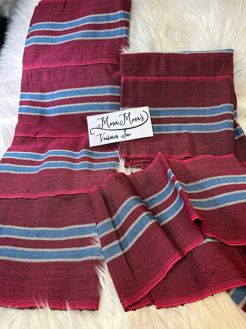 Aso Oke Set, Complete Couple Bridal Set Aso Oke, Sewn, Ready to Tie ...