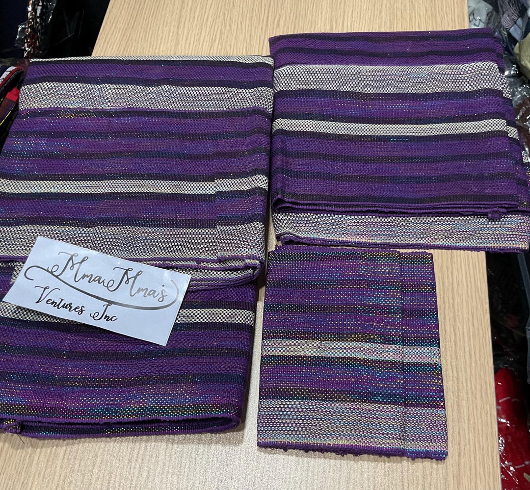Aso Oke Set, Complete Couple Bridal Set Aso Oke, Sewn, Ready 2 Tie ...