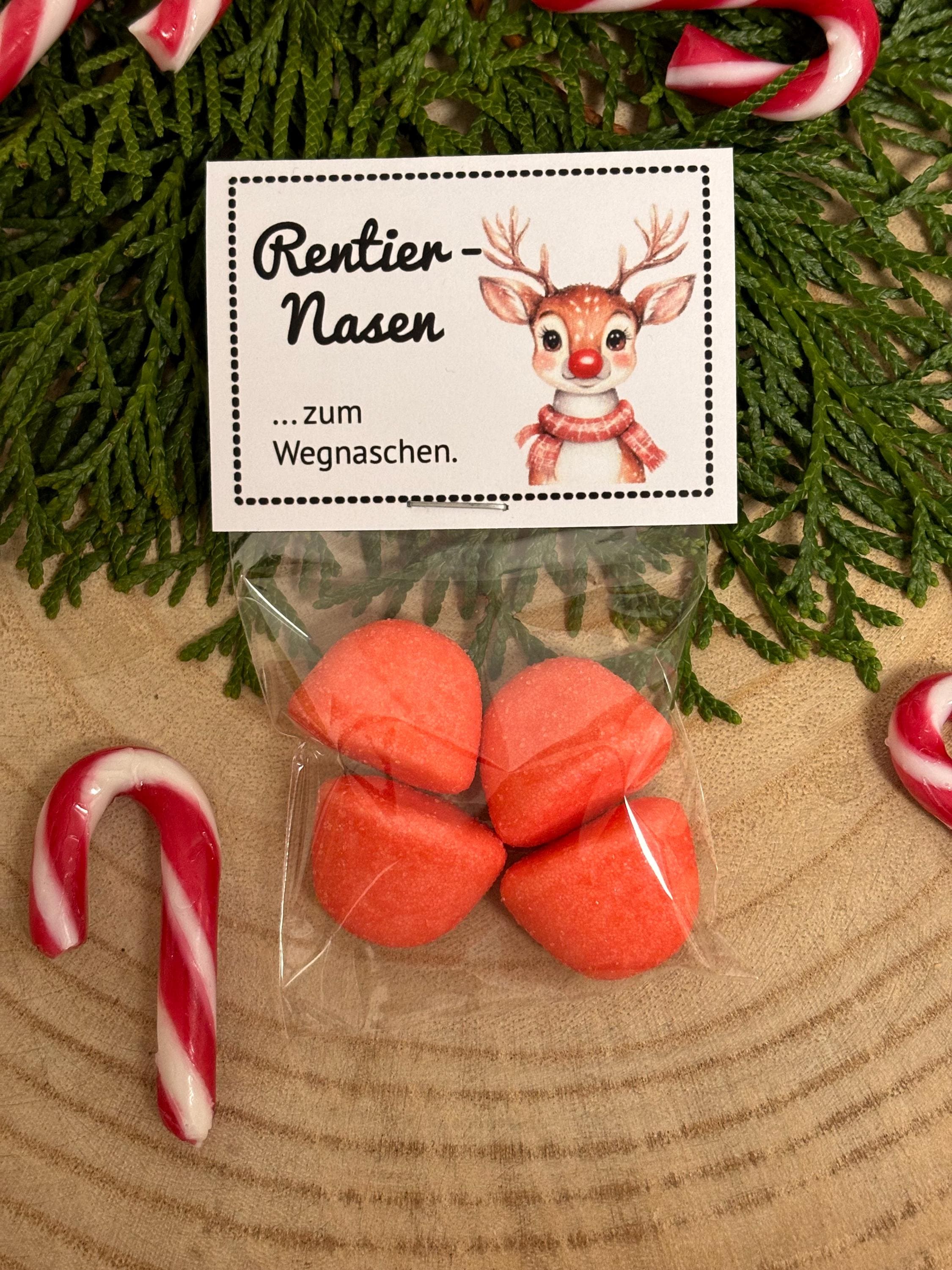 Taschentücher-Tasche ‚Regentropfen‘ Design – Gefüllte Mini-Tasche Für Adventskalender, Wichtelgeschenk Oder Mitbringsel
