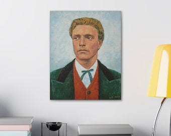 Portrait of Vasil Levski - Canvas Print