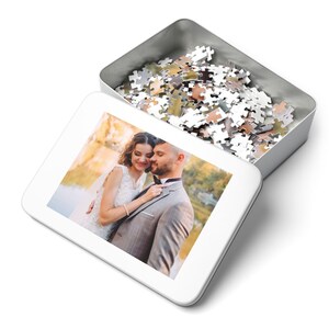 Personalized Puzzle, Custom Puzzle from Photo, Custom Text Jigsaw Puzzle, Wedding Gift, Anniversary Gift, Gift for Her, Gift for Him