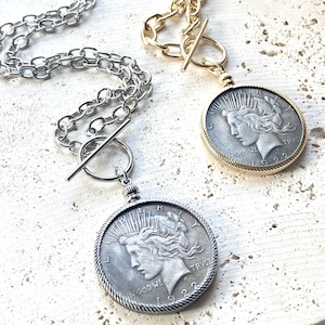Liberty coin necklace