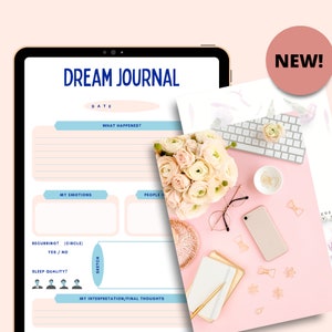 PRINTABLE DREAM JOURNAL Instant Download Dream - Etsy