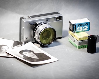 ZORKI-10 Soviet Film Camera Rangefinder With Lens Industar 63 F2,8