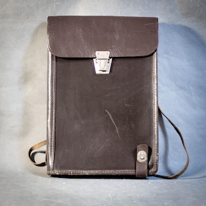 Vintage USSR Officer&#39;s Bag with Tablet Compartment - Document Organizer and Pen Holder.