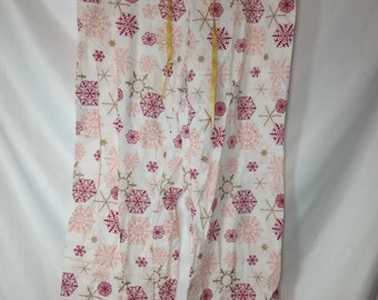NWOT Vintage Juicy Couture Snowflake Flannel Pajama Pants Size S