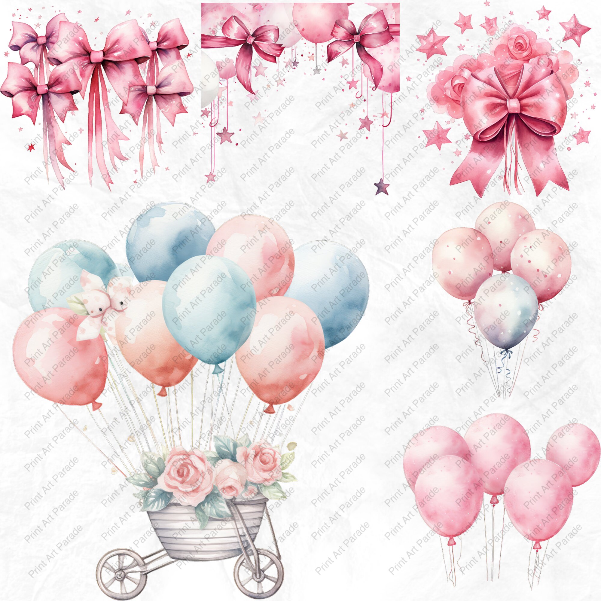 Watercolor Baby Shower Clipart PNG Newborn Nursery SVG Baby - Etsy UK