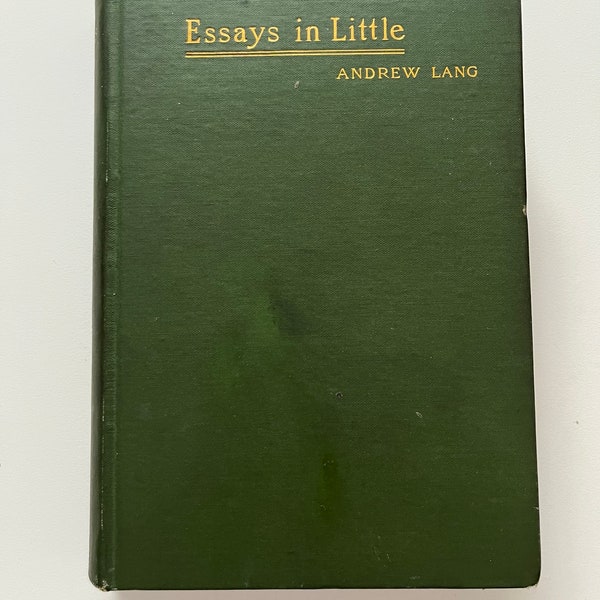 Vintage hollow book • Essays in Little • secret book • secret compartment • book safe • vintage textbook