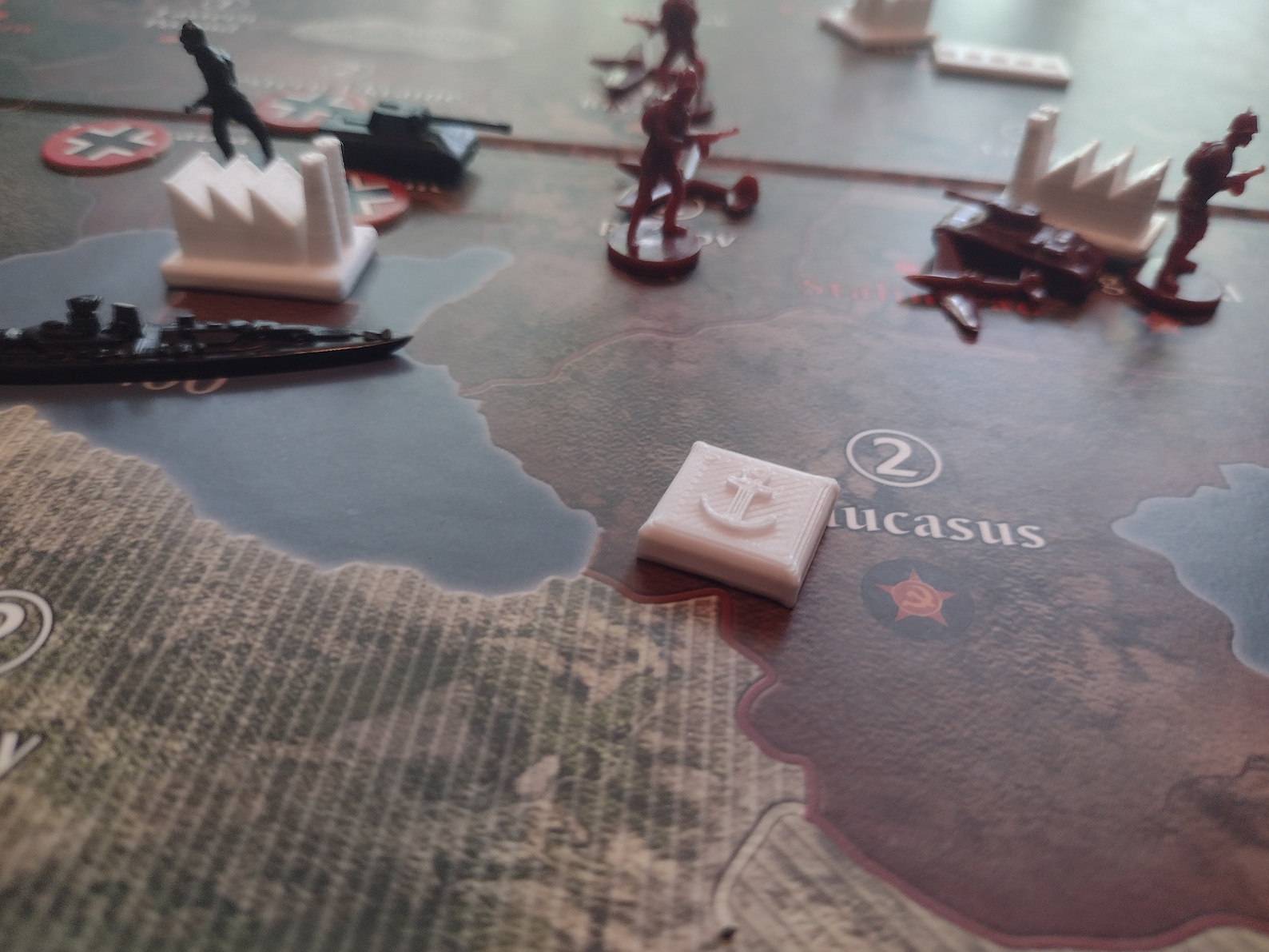 Axis and Allies 3D Printed Factories and Bases Etsy