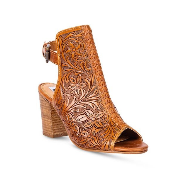 Myra Bag: S-9653 "Monika Boots in Hand-tooled Leather"
