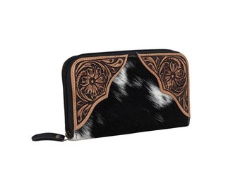 Myra Bag: S-8496 "Pecos Plains Hair-on Hide Wallet"