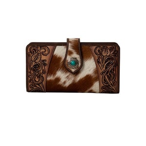 Myra Bag: S-7525"Roscoe Hand-Tooled Wallet"