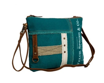Myra Bag: S- 7907 "Countryside Connections Patchwork Small Crossbody Bag"
