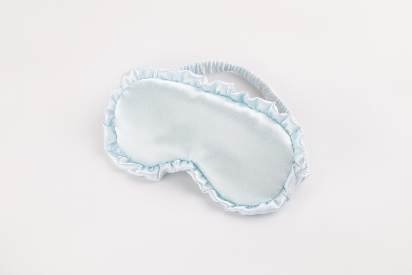 Square Ruffle R Entry Masks Satin Ruffle Sleeping Masks Customizable Initials - Etsy