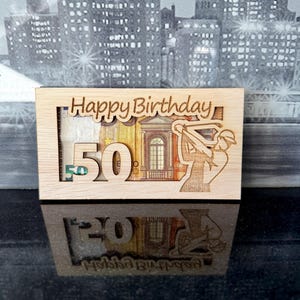 Gepersonalisser Geldkado golf thema, geld cadeau voor golfer, cadeau voor golfspeler, verjaardagskaart golf, kerstkaart golf