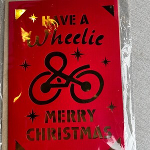 Wheelie Marry Christmas Rot/Gold (A5)