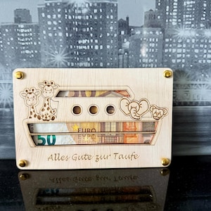Kado doop kind, geldkado doop, Kado konfirmation, waardebon doop, verjaardagskaart doop, geld voor doop, Geschenk Taufe