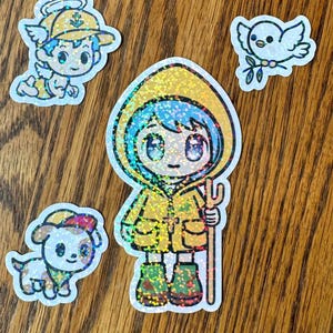 Luce Glitter Vinyl Sticker Set