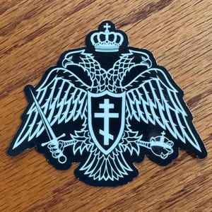 Orthodox Double Headed Eagle Vinyl Sticker