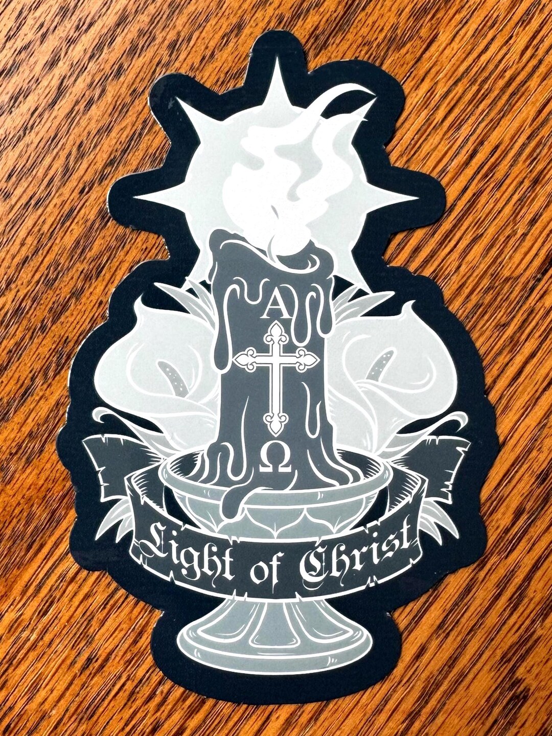 Light of Christ Vinyl Sticker - Etsy