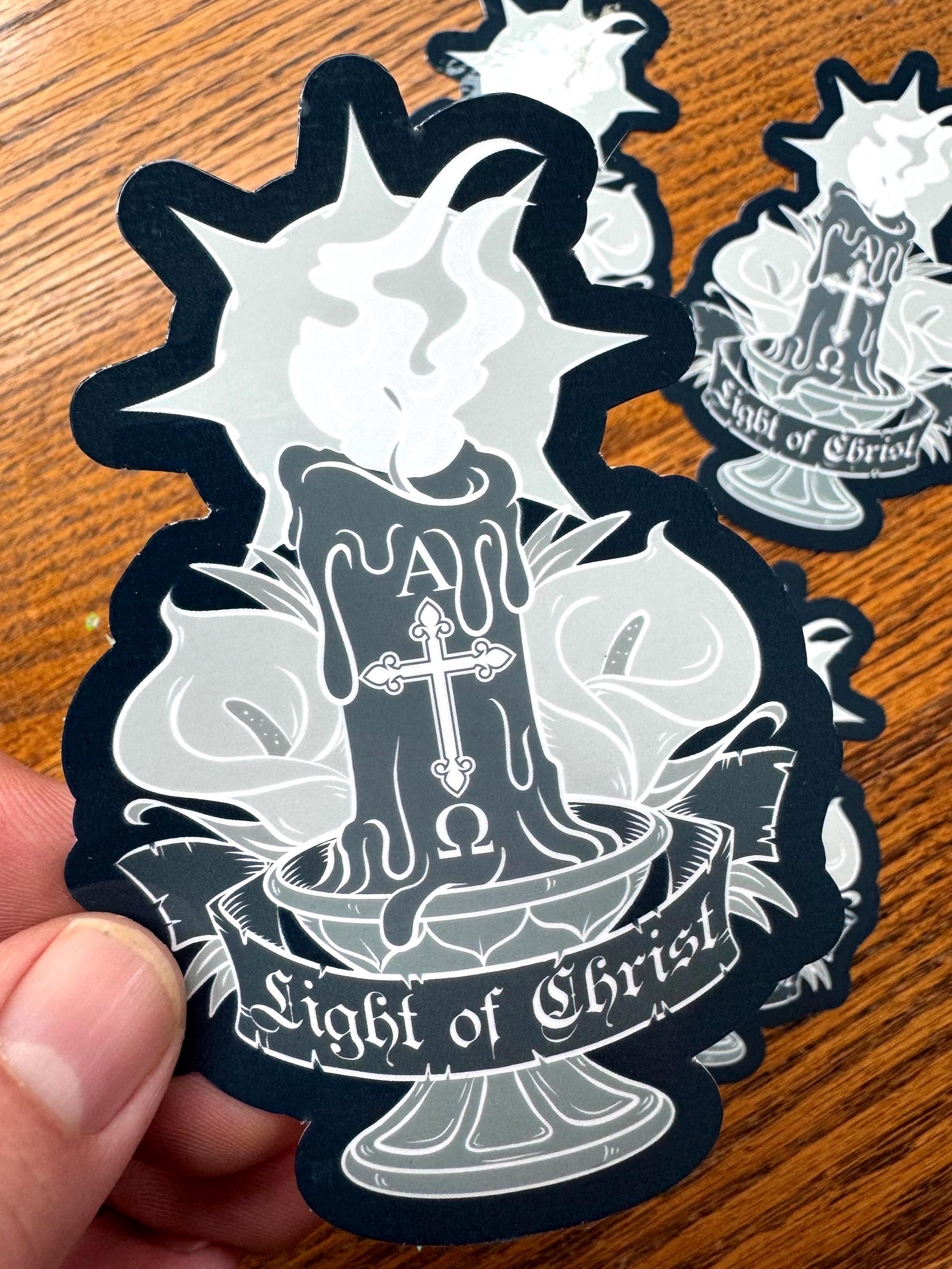 Light of Christ Vinyl Sticker - Etsy