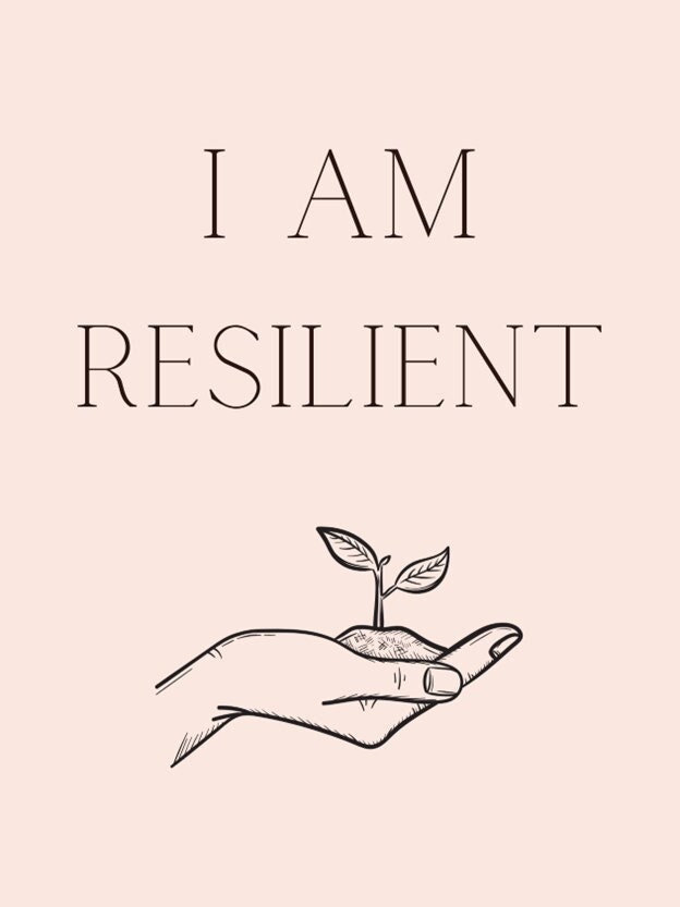 I AM RESILIENT MEANING visual data 8