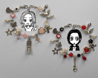 Nana Hachi Friendship Bracelets: Y2K Anime Jewelry Set