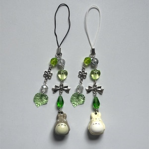 Totoro Bell Phone Charm Set: Studio Ghibli Anime Jewelry Phone Charm Set