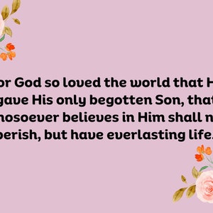 Floral Scripture Cards