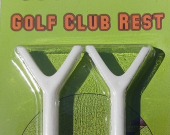 Golf, poignées de putter sèches, gardez les poignées du club hors de l'herbe mouillée, du repos du club.