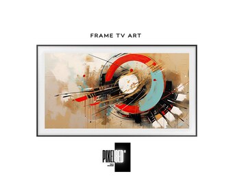 Samsung Frame Art TV - Indigenous Abstract Painting