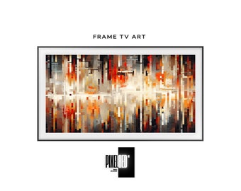 Samsung Frame Art TV - Indigenous Abstract Painting