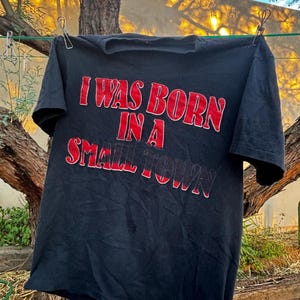 True Vintage 1986 John Cougar Mellencamp Born In A Small Town tee