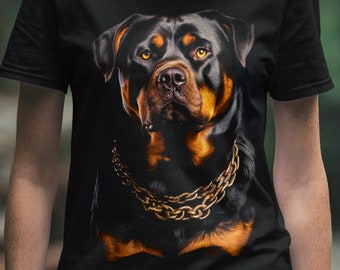 Camiseta de Rottweiler: Camiseta estilo vintage para amantes de los perros