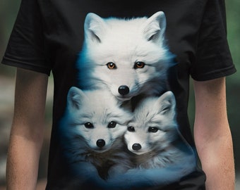 Camiseta de zorro ártico: regalo para amantes de la naturaleza y la vida silvestre